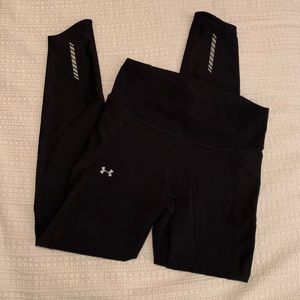 Black Under Armour  - Run True BreatheLux Leggings